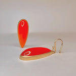 Orange Agate Earrings