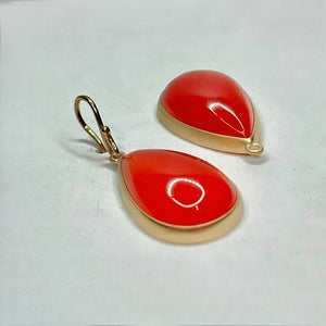 Orange Agate Earrings