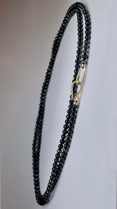 Black Akoya Pearl Necklace