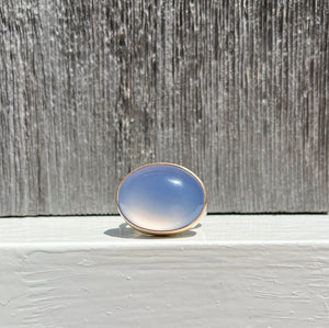 Blue Chalcedony RIng