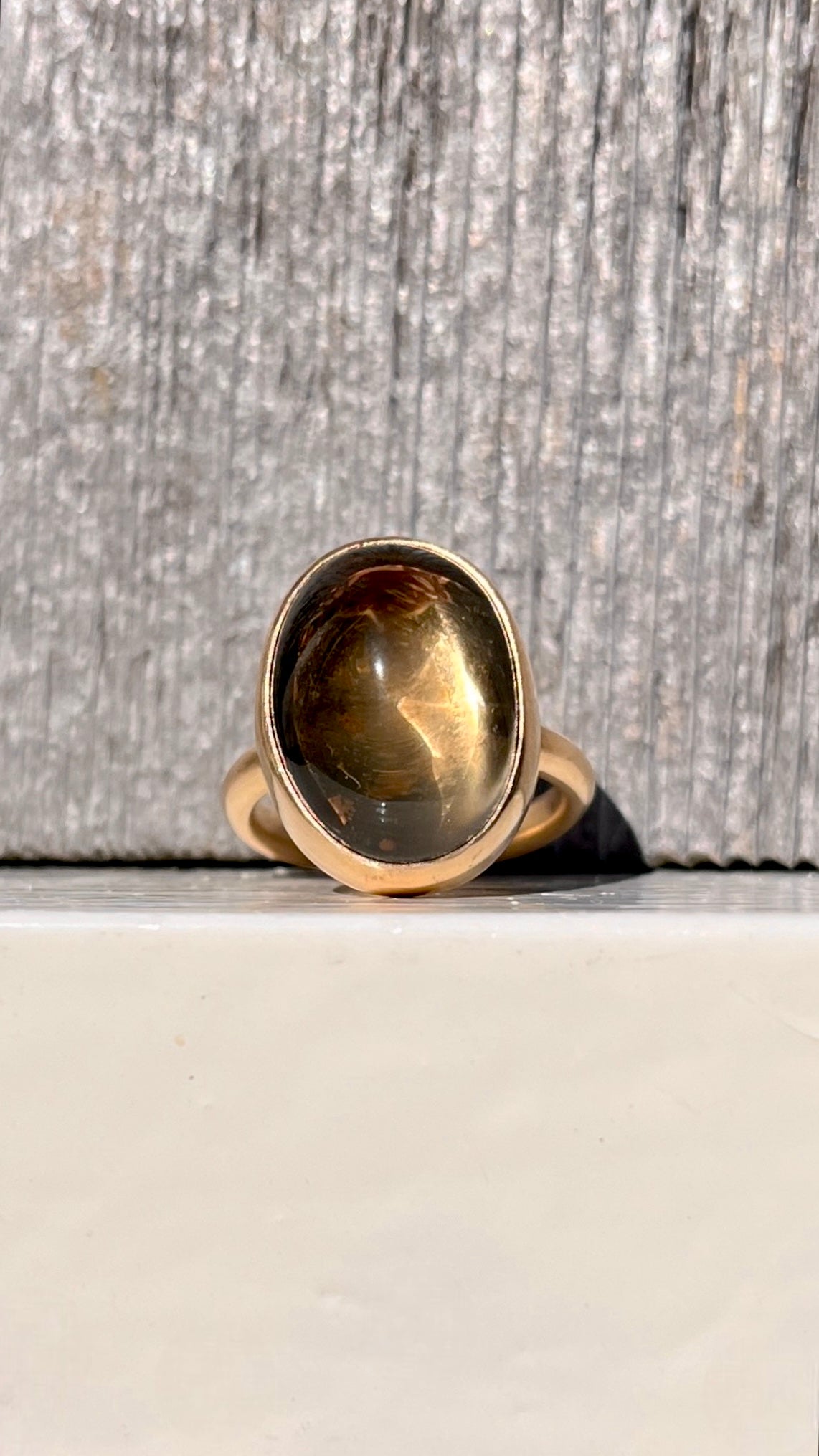 Chocolate Topaz Ring