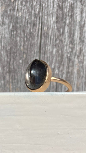 Grey Topaz Ring