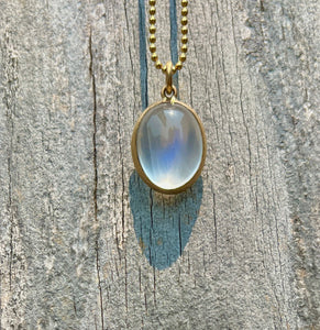 Moonstone Pendant Necklace