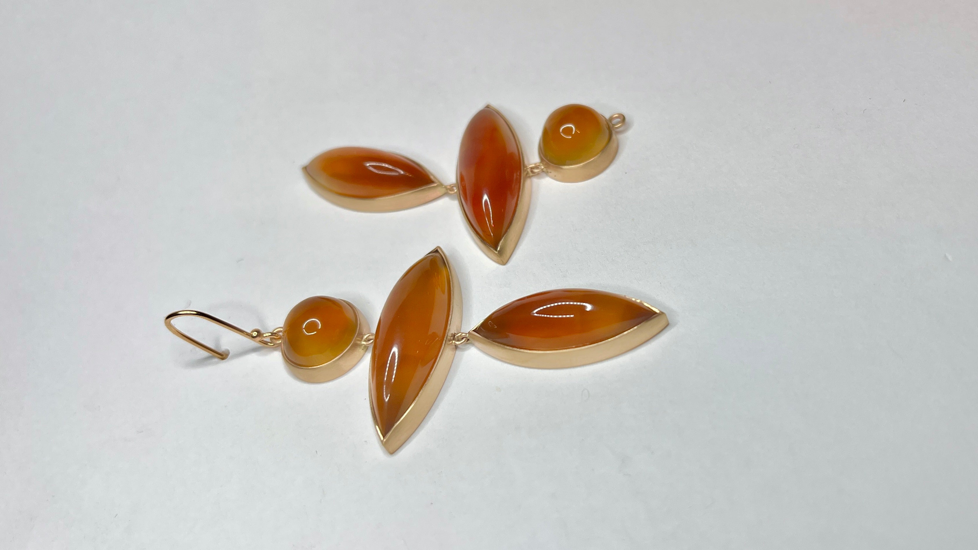 Honey Chalcedony Earrings