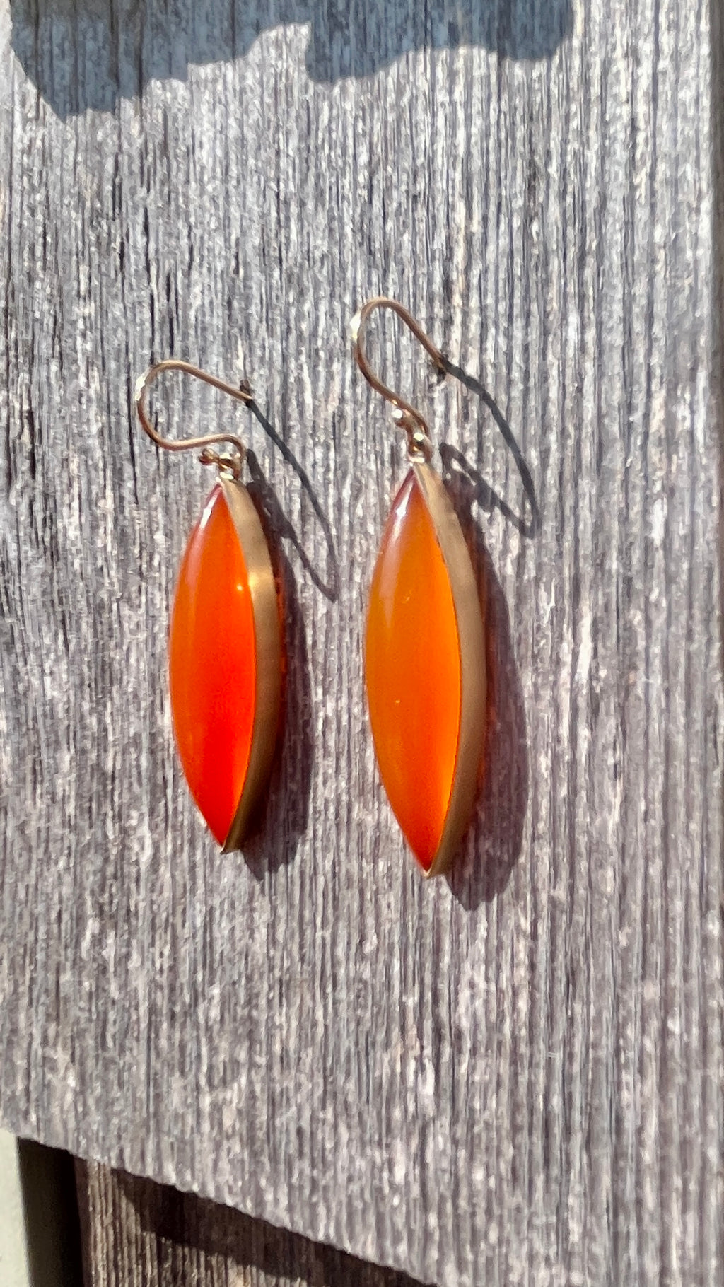 Orange Agate Earrings