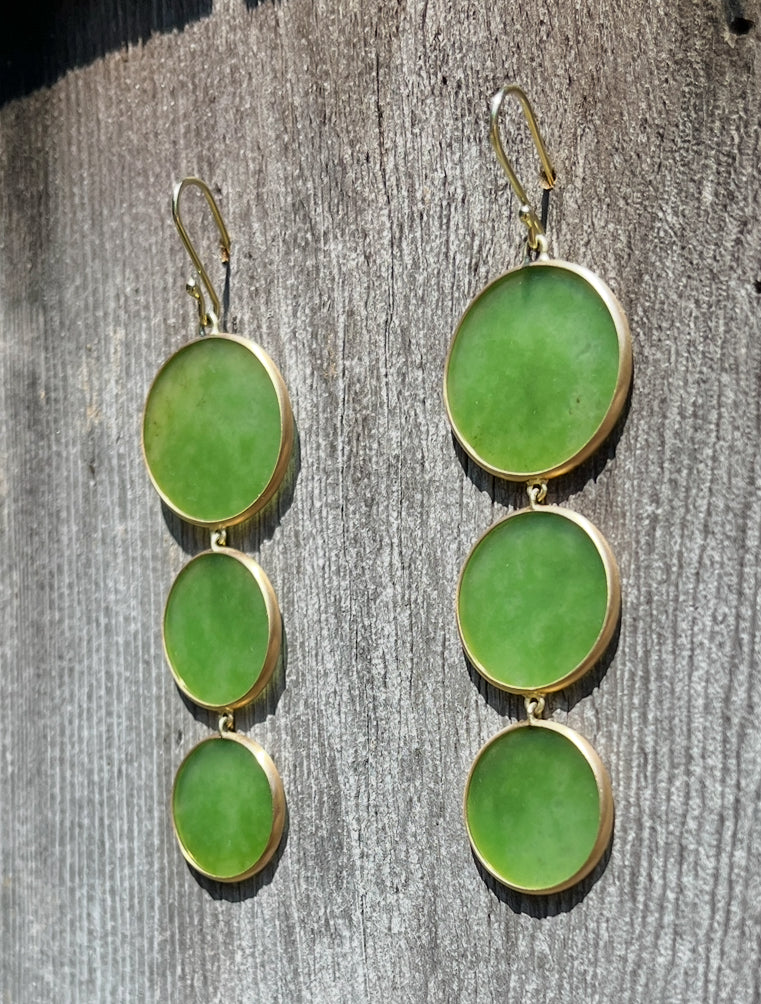 Jade Chandelier Earrings