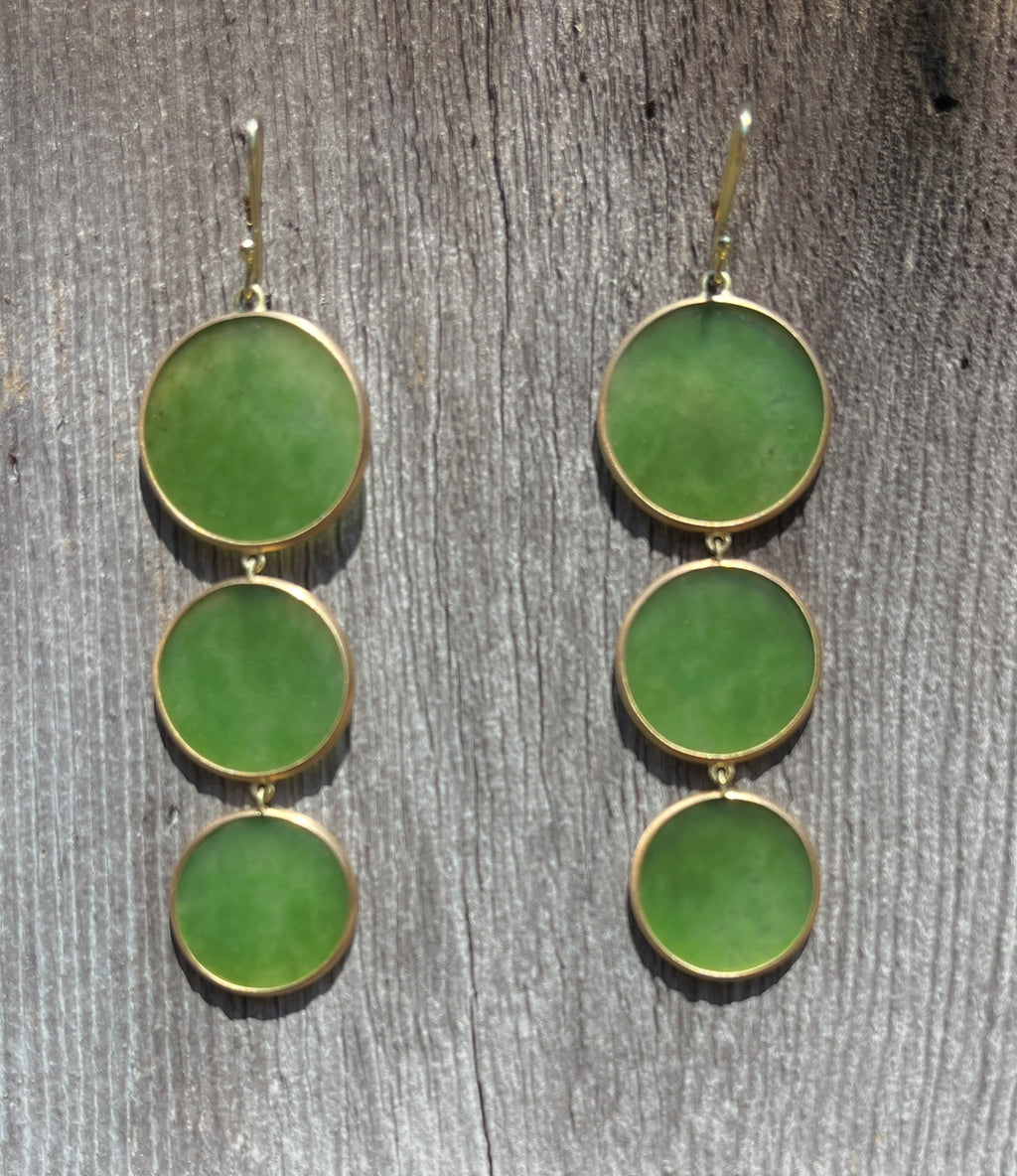 Jade Chandelier Earrings