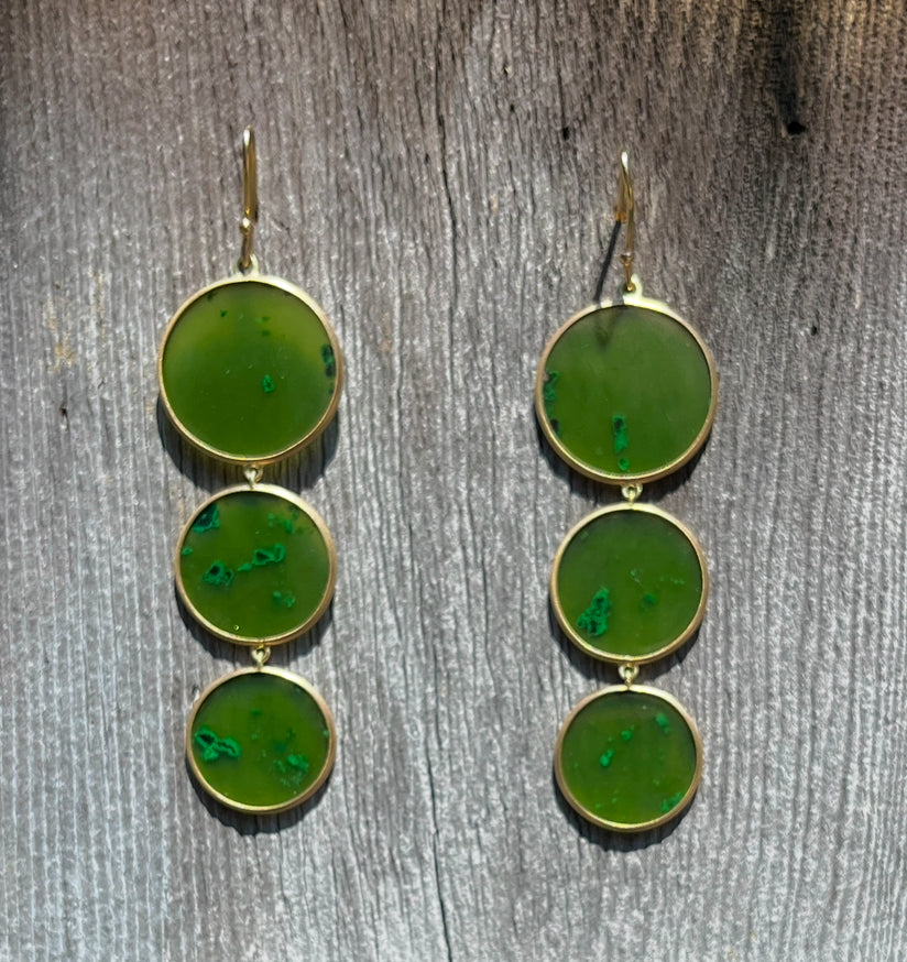 Jade Chandelier Earrings