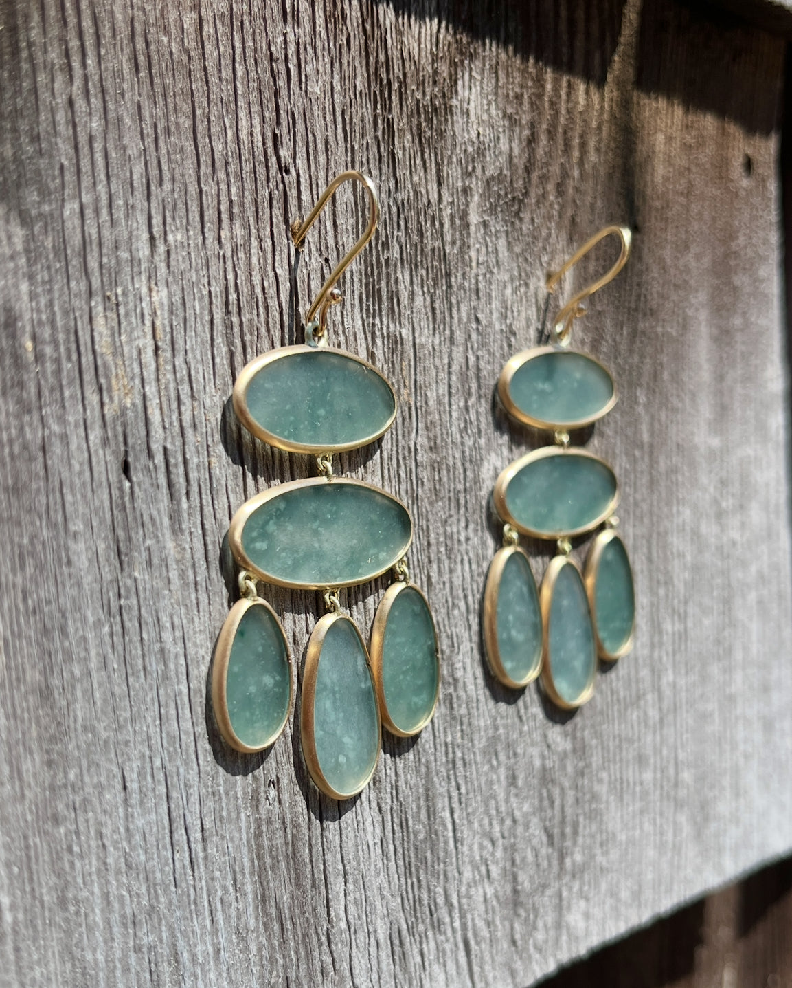 Jade Chandelier Earrings