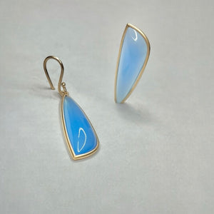 Blue Agate Earrings