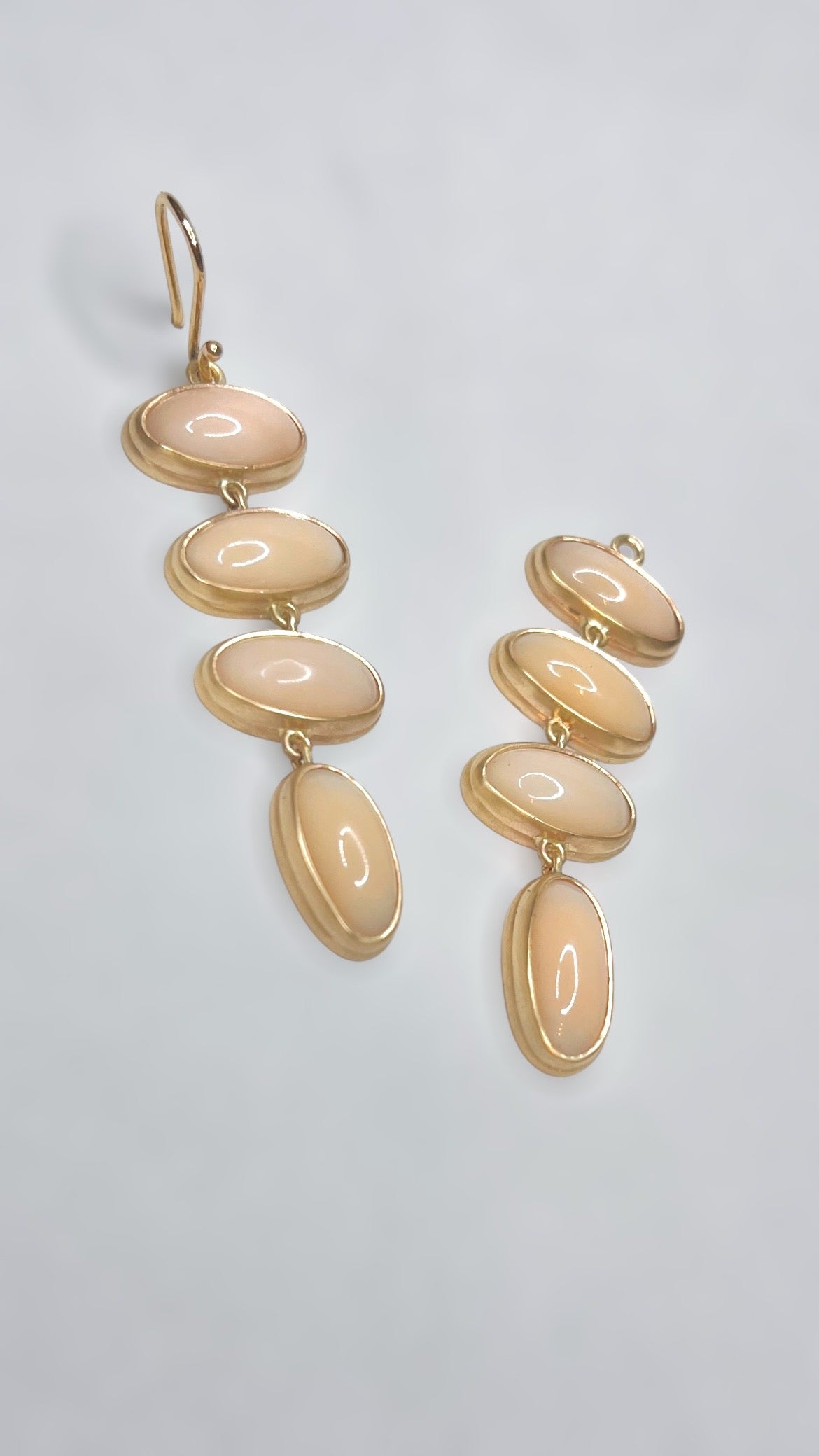 Coral Chandelier Earrings