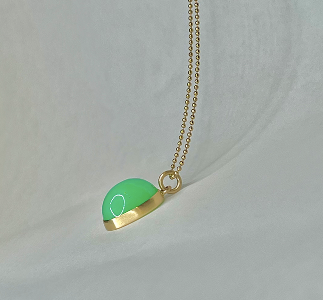 Chrysoprase Pendant