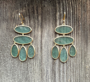 Jade Chandelier Earrings