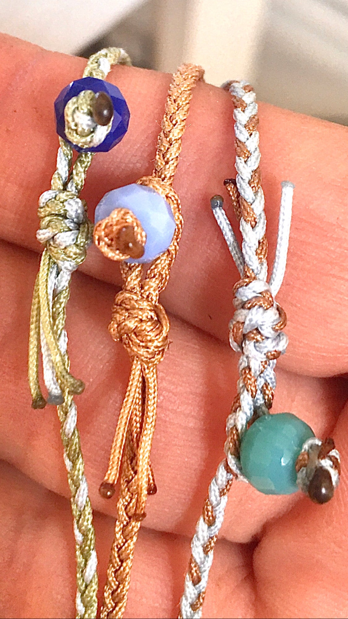 Gemstone Cord Necklaces