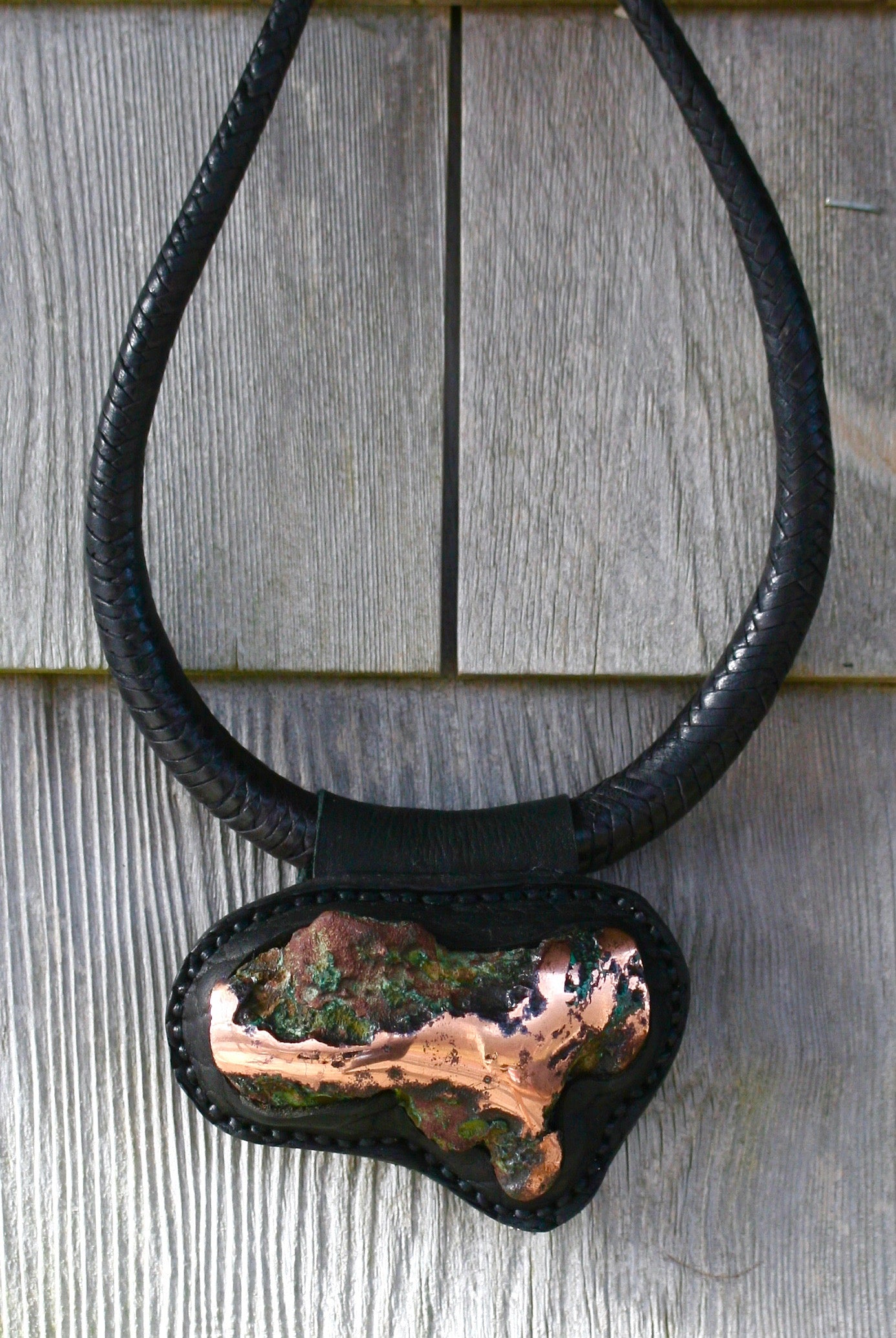 Harwell Godfrey Copper & Leather Necklace